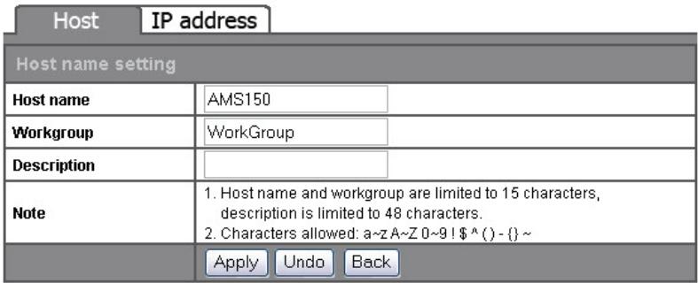 FUJITSU SIEMENS ACTIVY MEDIA SERVER 150 - Host- Host Name Setting - 1