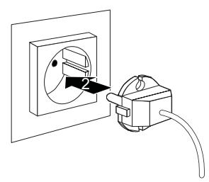 FUJITSU SIEMENS AMILO DESKTOP LI 3740 - Connecting the machine to the mains - 2