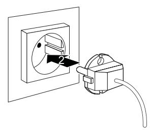 FUJITSU SIEMENS AMILO DESKTOP PI 3650 - Collegare l'apparecchio alla tensione di rete - 2