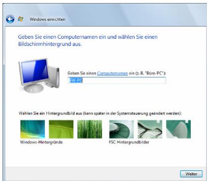 FUJITSU SIEMENS SCALEO EV - Initial settings - 4