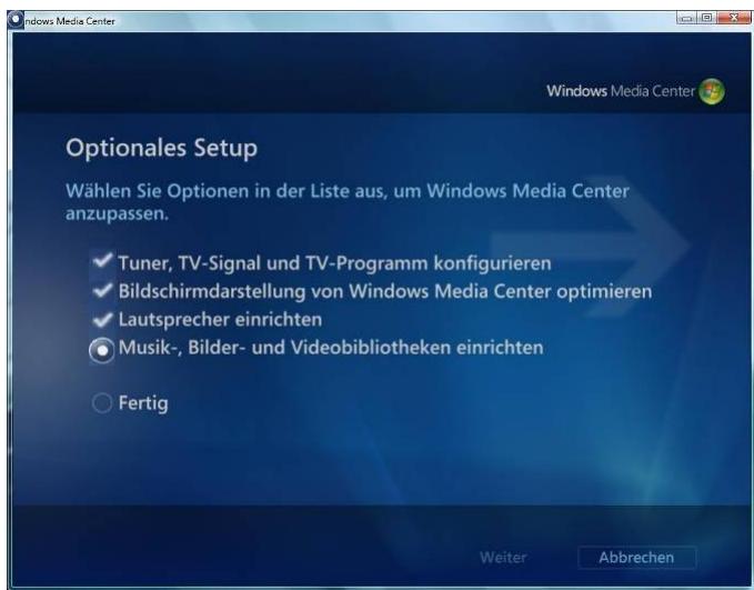 FUJITSU SIEMENS SCALEO EV - Setting up music, photo and video libraries - 1