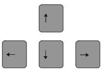 FUJITSU SIEMENS SCALEO 800S - Touches de curseur - 2
