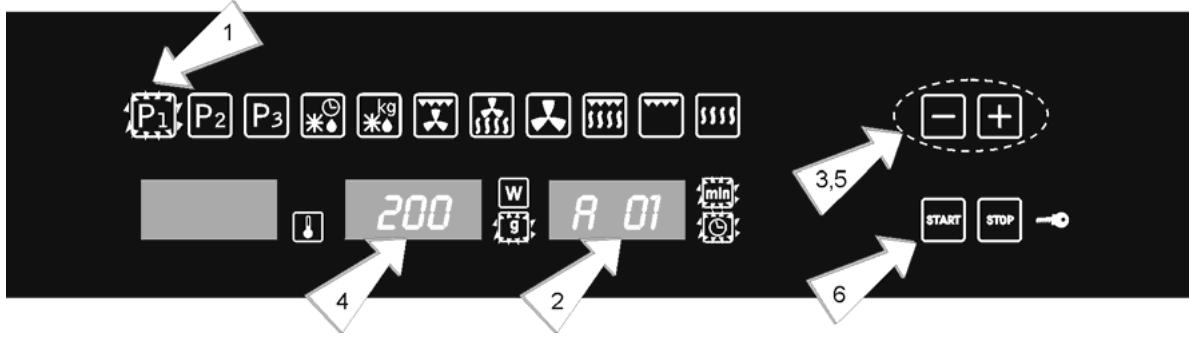 GORENJE BOC 5322 AX - Fonction spéciale P1 : chauffer des aliments - 1