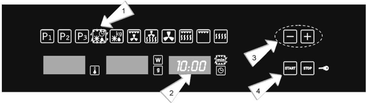 GORENJE BOC 5322 AX - Décongélation en fonction du temps (manuel) - 1