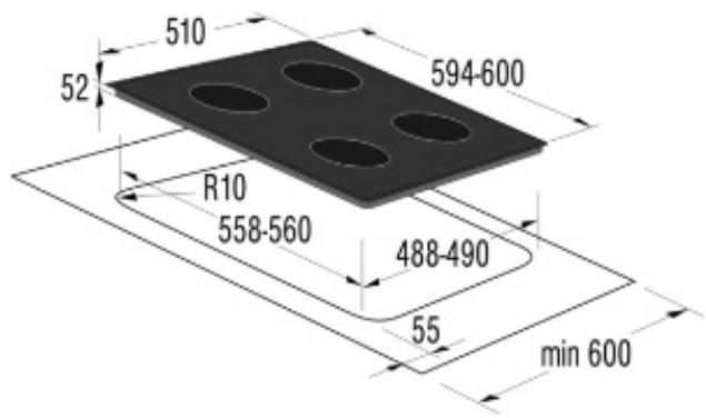 GORENJE IT606ASC - \section*{Caracteristiques techniques/Dimensions} - 1