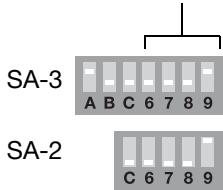 BOSE AMPLIFICATEUR STEREO LIFESTYLE SA-3 - Configuration du code de salle de l'amplificateur - 1