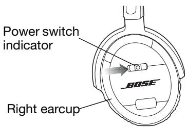 BOSE CASQUE QUIETCOMFORT 3 - Using your headphones only for noise reduction - 2