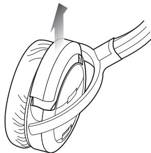 BOSE CASQUE QUIETCOMFORT 3 - Removing the battery for charging - 1