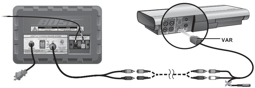 BOSE ENCEINTES AMPLIFIEES LIFESTYLE - Figure 13 - 1