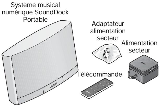 BOSE SYSTEME AUDIO NUMERIQUE SOUNDDOCK PORTABLE - Déballage et mise en service - 1