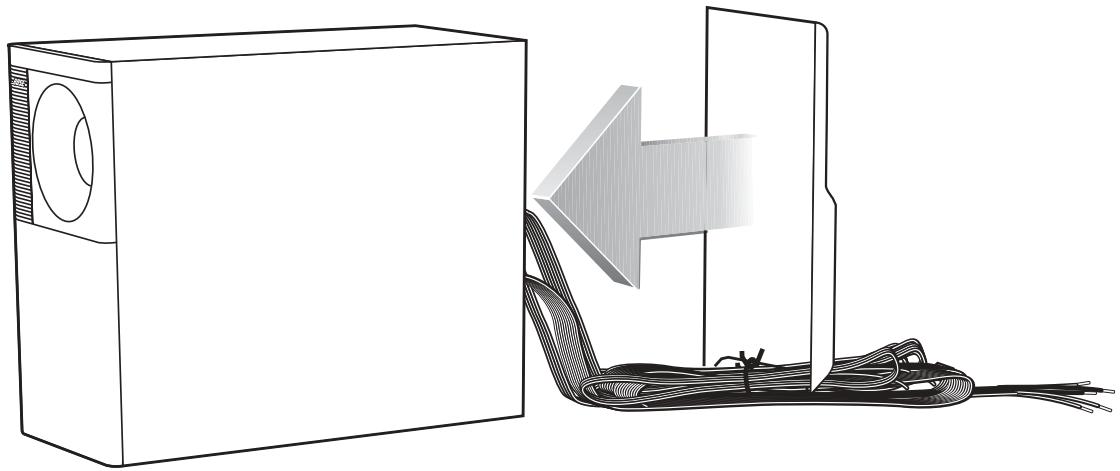 BOSE SYSTEME D ENCEINTES ACOUSTIMASS 6 II - Montage du capot arrêté du module - 1