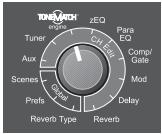 BOSE CONTROLEUR AUDIO T1 TONEMATCH - Selecting a ToneMatch™ preset - 1