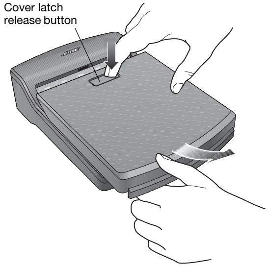 BOSE CONTROLEUR AUDIO T1 TONEMATCH - To attach the cover: - 1