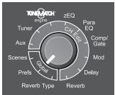BOSE CONTROLEUR AUDIO T1 TONEMATCH - Selecting a type of reverb - 3