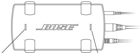BOSE ENSEMBLE DEXTENSION DES BASSES PACKLITE - Indicadores del panel superior - 1