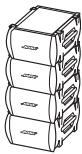 BOSE ENSEMBLE DEXTENSION DES BASSES PACKLITE - Mise en service d'un seul amplificateur A1 - 2