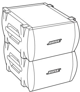 BOSE L1 MODEL I AVEC 1 MODULE DE BASSES - Connexion d'un module de graves B1 au socle amplificateur L1 modele I (facultatif) - 2