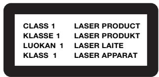 BOSE CHAINES DVD HOME CINEMA 321 ET 321 GS I - Produit laser de classe 1 - 1