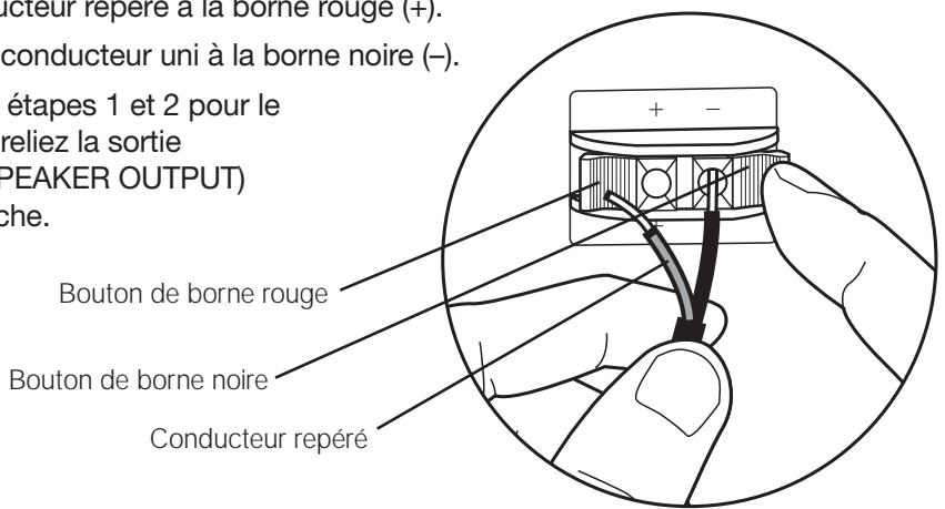 BOSE ENCEINTES DIRECT REFLECTING 201 IV - Réalisation des connexions - 1