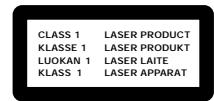 BOSE LIFESTYLE 12 SERIE I - Appareil laser de classe 1 - 1