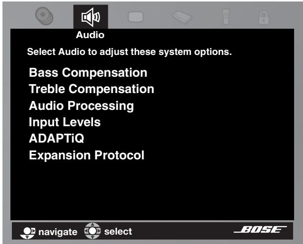BOSE LIFESTYLE 38 - Audio options - 1