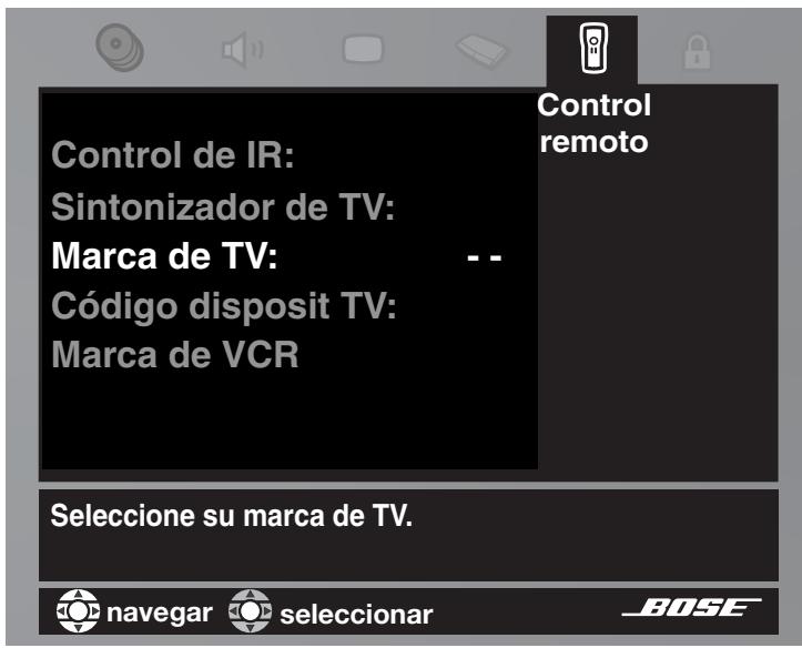 BOSE LIFESTYLE 48 - Utilización del control remoto del sistema conOthers componentes - 1