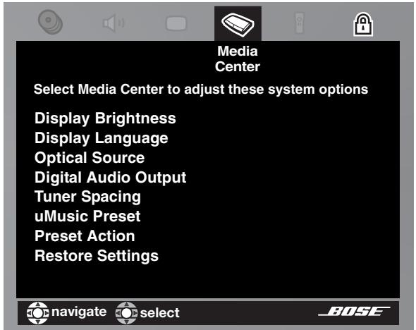 BOSE LIFESTYLE 48 - Media center options - 1