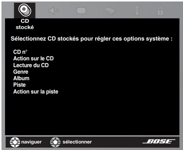 BOSE LIFESTYLE 48 - Options de la catégorie CD stockés - 1