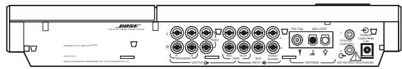 BOSE LIFESTYLE POWERED SPEAKERS - Identification de systèmes avec l'unité centrale Modèle 5 - 2