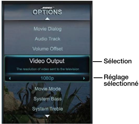BOSE LIFESTYLE V25 - Modification des options du système - 1