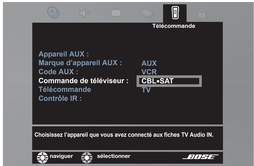 BOSE LIFESTYLE VS-2 - Visionnage de l'image d'une source pendant l'écoute du son provenant d'une autre source - 1