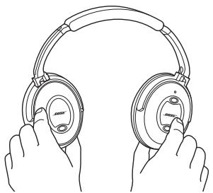 BOSE QUIETCOMFORT 2 - Comment plier les écouteurs afin de les ranger - 2