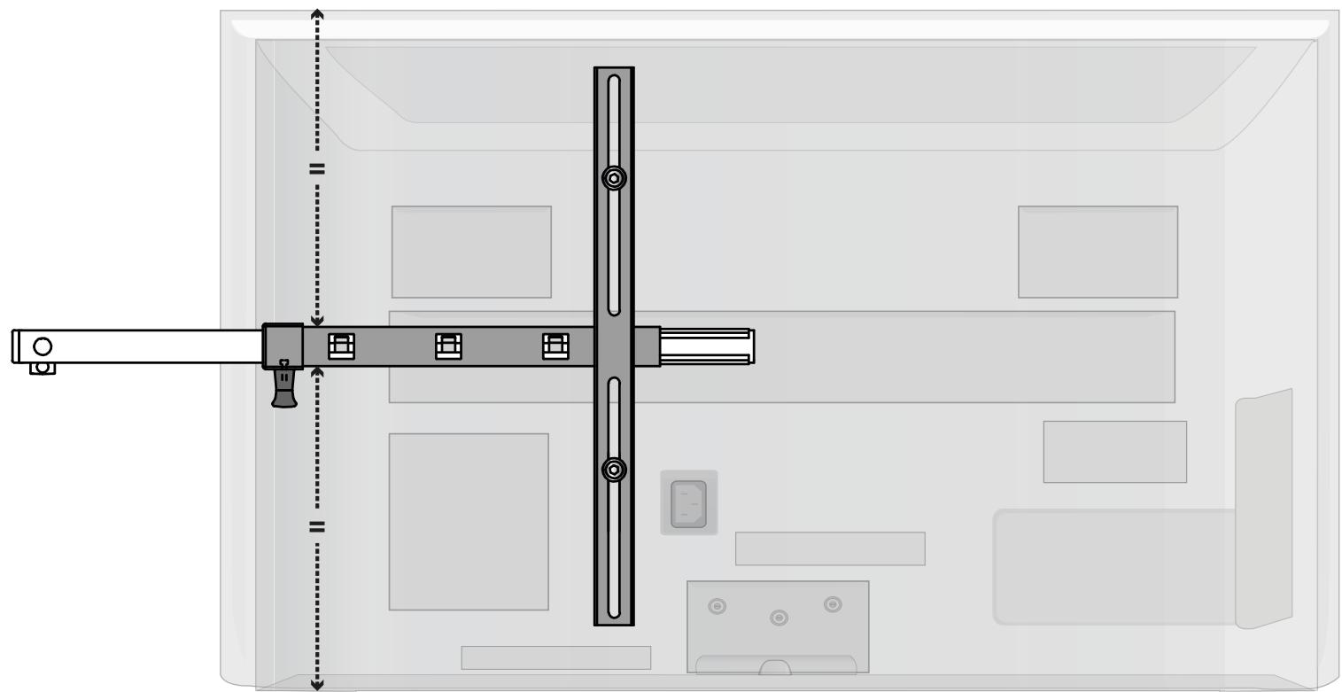 BOSE UBTV-20C - BOSE® centre speaker bracket for flatscreen TV - 3