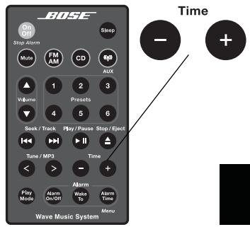 BOSE WAVE MUSIC SYSTEM SOUNDLINK - Setting the clock - 1