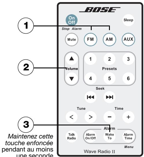 BOSE WAVE RADIO SERIE II - Sélectionnez la station de radio que vous souhaitez entendre à votre réveil - 1