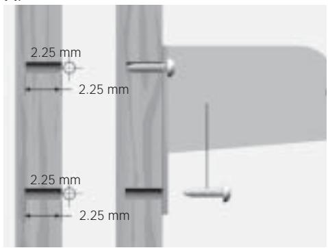 BOSE 251 - Installation des supports sur le mur extérieur d'une maison (suite) - 1