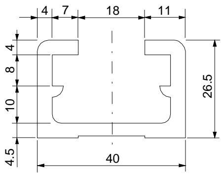 CAME CORSA 1 - Schemas vantaux avec chassis - 2