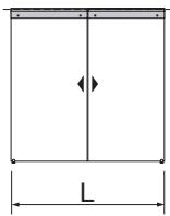 CAME CORSA 1 - Schemas vantaux en cristal - 10