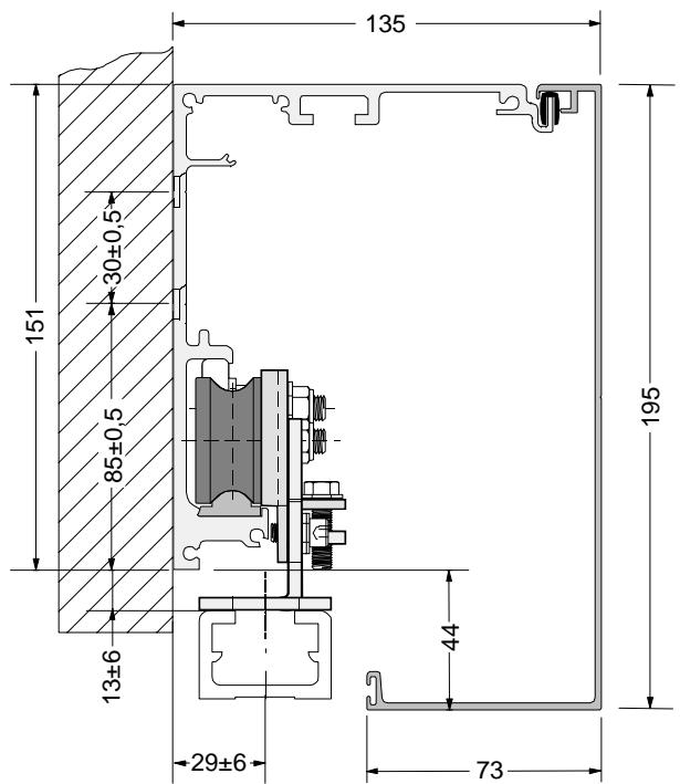 CAME CORSA 1 - Dimensions caissons couvre-profiles - 4