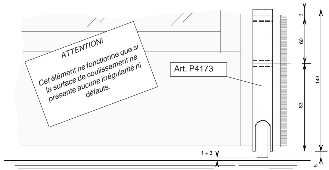 CAME MI6030 - Pour monter levantail fixe, - 6
