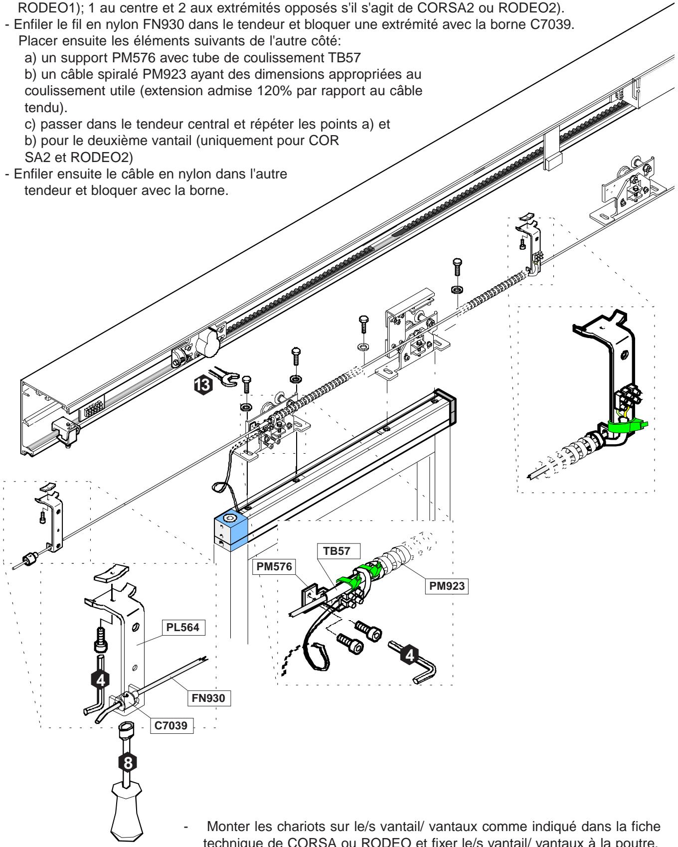 CAME MI6040 - Vantail fixe - 5