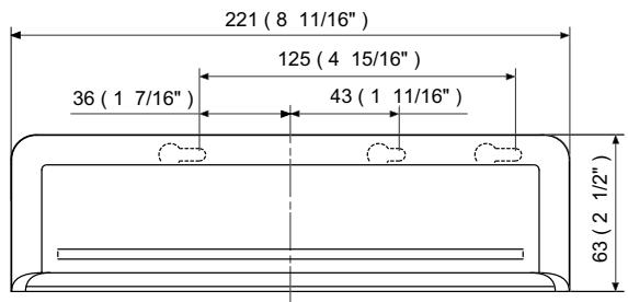 CAME MR8003 - OUTER DIMENSIONS - 1