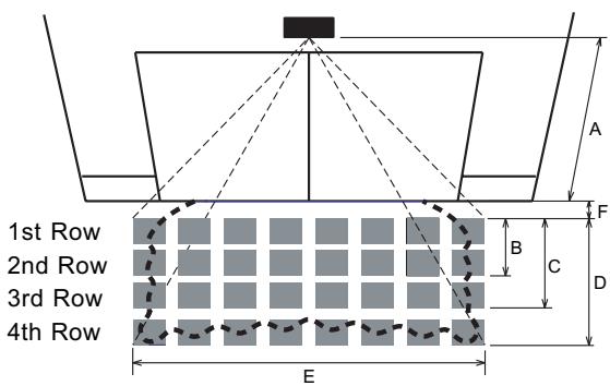 CAME MR8003 - DETECTION AREA - 1