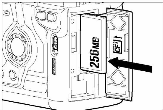 SIGMA SD10 - INSERTING AND REMOVING THE CF CARD - 2