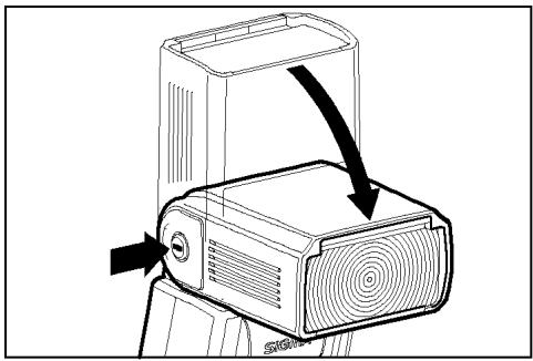 SIGMA EF-500 DG SUPER - AJUSTEMENT DE LA TETE FLASH - 1