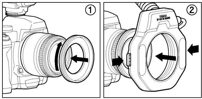 SIGMA EM-140 DG EO-ETTL - ADAPTAR LA UNIDAD DE FLASH - 1