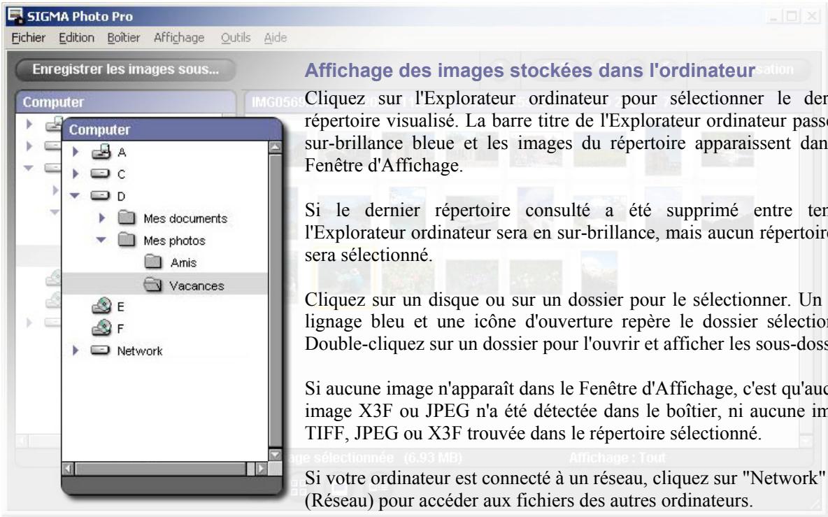 SIGMA PHOTO PRO 2.5 - Affichage des images dans l' Ecran principal - 1