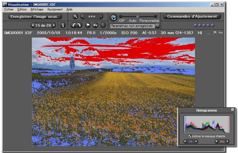 SIGMA PHOTO PRO 2.5 - Activation, désactivation et réglage du Masque d'Alerte - 1