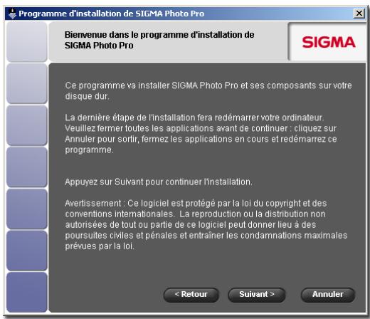 SIGMA PHOTO PRO 2.5 - Installation et déinstallation du logiciel ... - 1