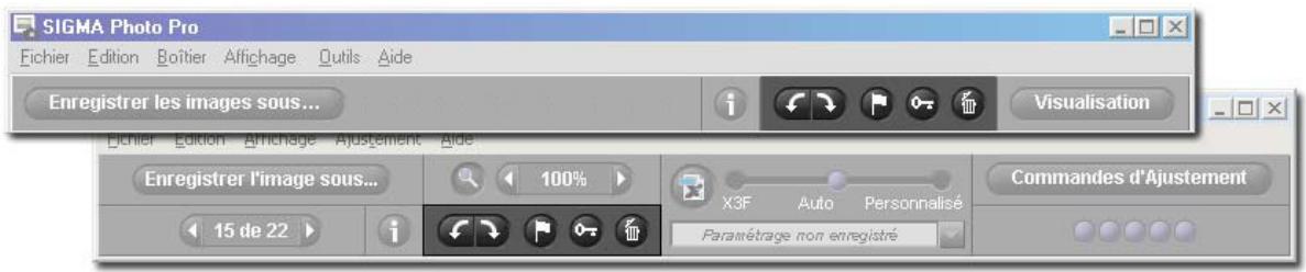 SIGMA PHOTO PRO 2.5 - Pointage, Protection & Rotation d/images dans l' Ecran principal et l'Ecran de Visualisation - 1